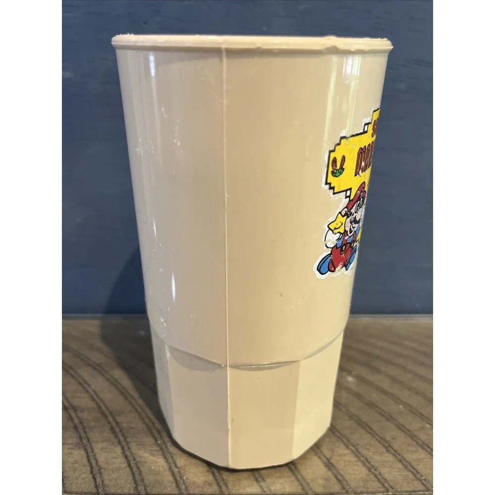 Super Mug Nintendo Super Mario Bothers Plastic Mug Super Rare Vintage 1988 VTG
